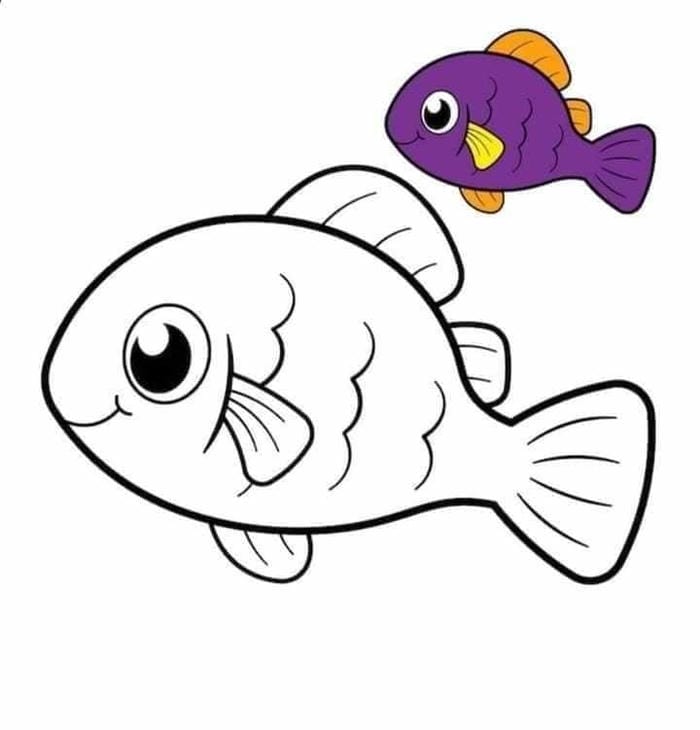 Ảnh tranh tô màu con vật cho bé 3 tuổi rõ nét