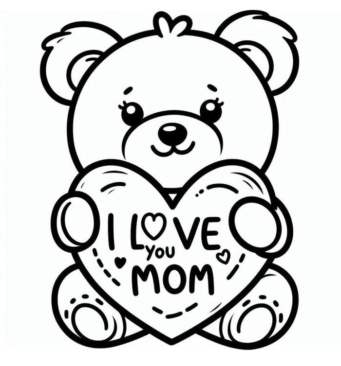 Bé sáng tạo món quà nhỏ qua tranh tô màu 8-3