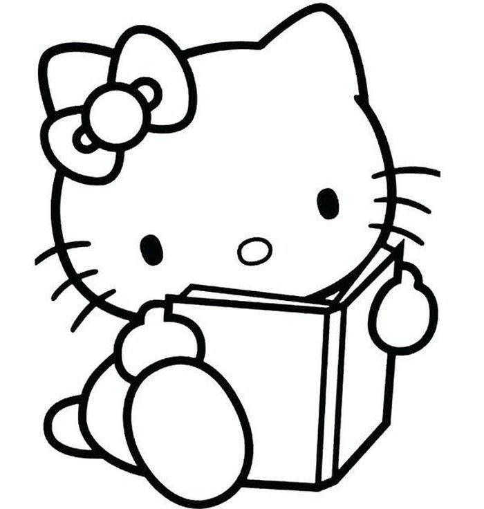 Hình minh họa đáng yêu cho bé gái tập tô