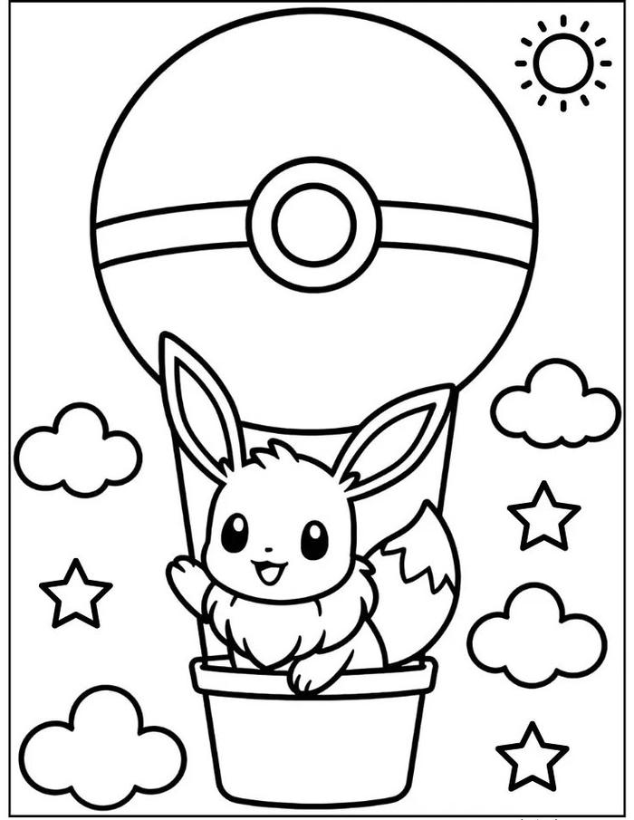 Hình vẽ Pokemon mang vẻ ngoài đáng yêu