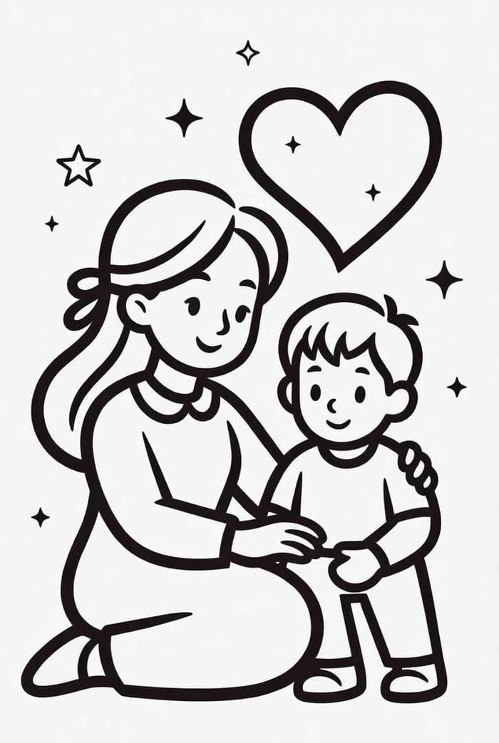 Lời chúc ý nghĩa xuất hiện trên tranh dành tặng mẹ 8-3