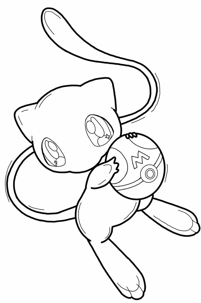 Mẫu tô màu Pokemon với kiểu dáng sinh động