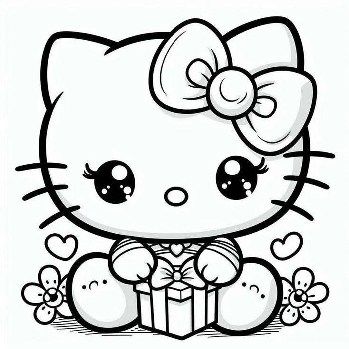 Mẫu tranh cute dành cho bé tập tô