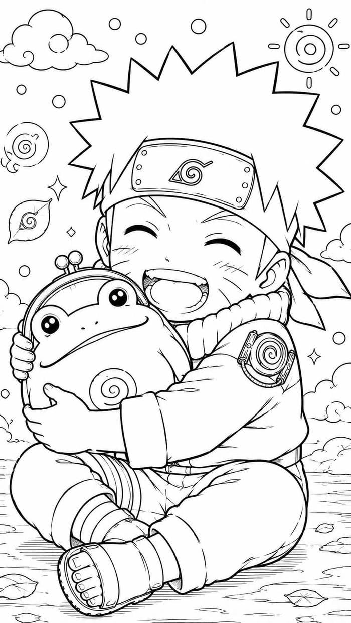 Những dấu ria trên má làm Naruto dễ nhận biết hơn