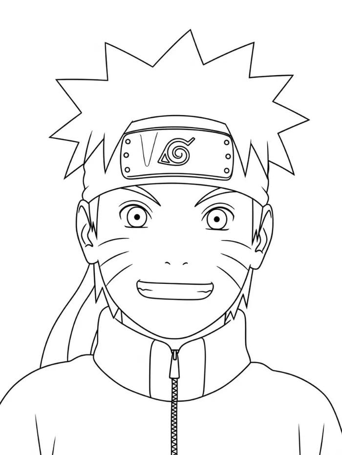 Tranh tô màu Naruto sử dụng Rasengan đặc trưng
