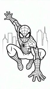 Tải ngay 89+ tranh tô màu Spider Man miễn phí 