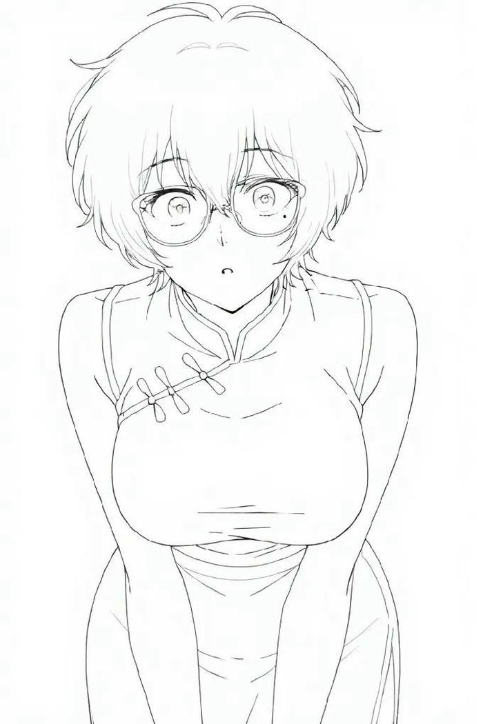Tranh tô màu công chúa anime nhẹ nhàng