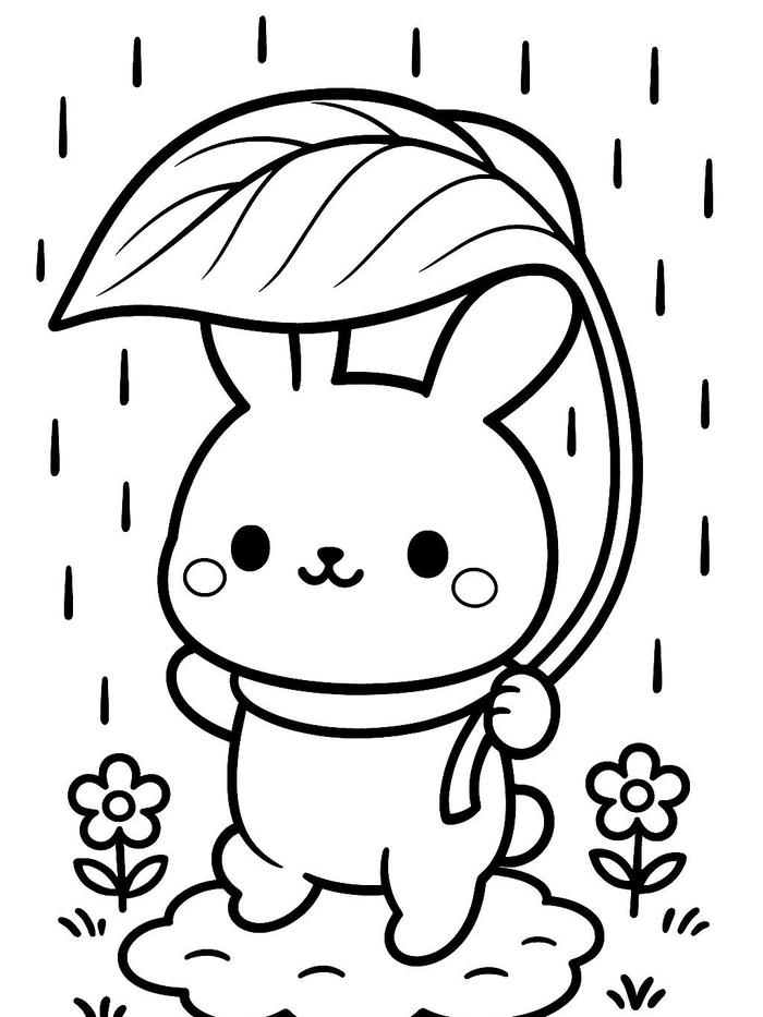 Tranh tô màu cute phù hợp hoạt động tập tô