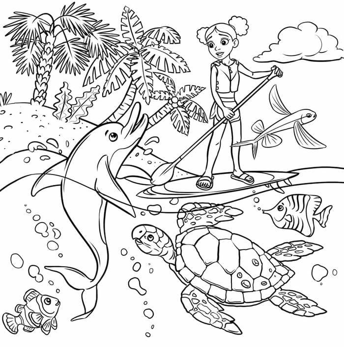 Tranh tô màu động vật tạo hứng thú cho bé