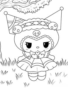 99+ Tranh Tô Màu Kuromi Đẹp, Cute Hết Nấc