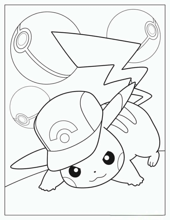 Tranh tô màu pokemon sở hữu hình dáng ngộ nghĩnh