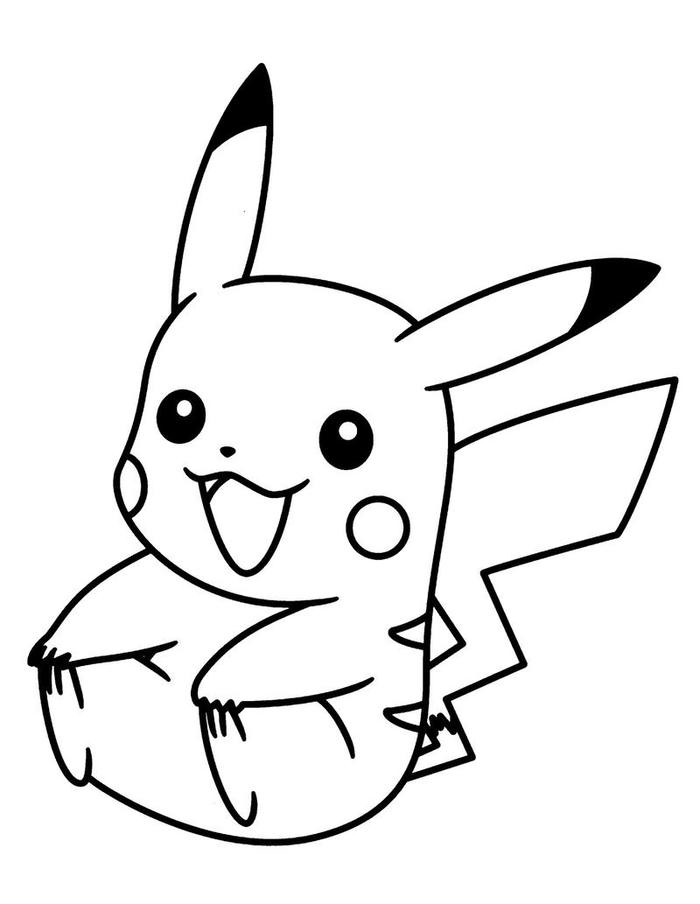 Tranh tô màu pokemon với mẫu hình bắt mắt