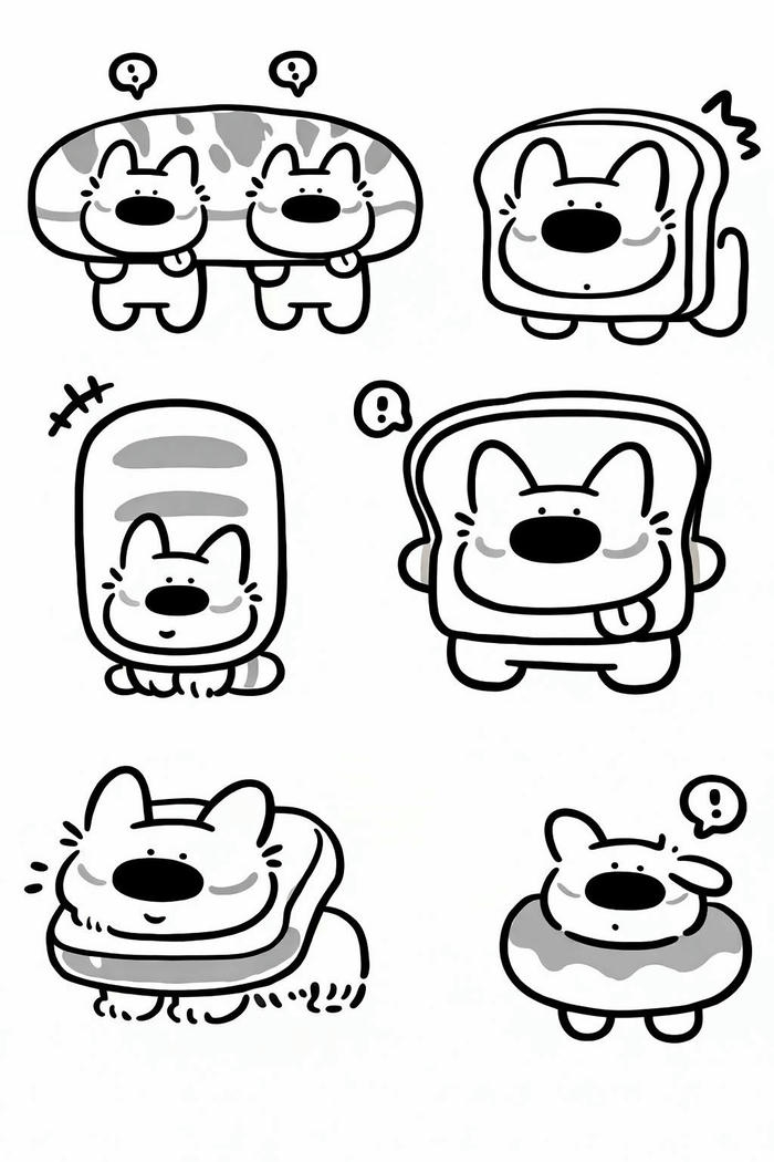 Khám phá bộ 90+ tranh tô màu sticker cute ngộ nghĩnh 