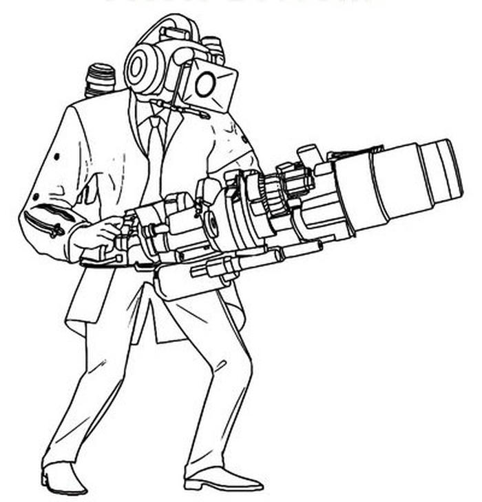 Tranh tô màu titan cameraman v2 chiến đấu