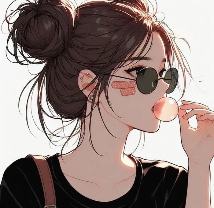 Ảnh cặp đôi yêu nhau anime trong khoảnh khắc hẹn hò đầu tiên