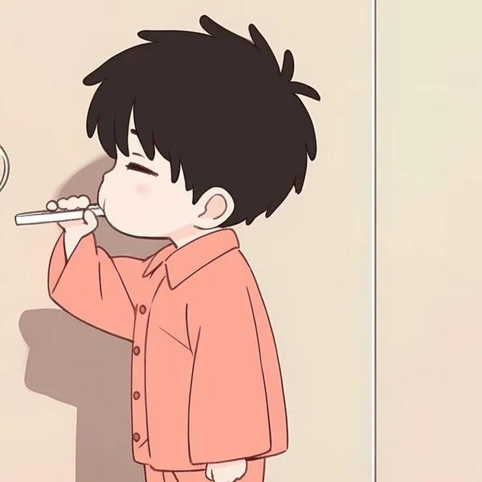 Hình ảnh cặp đôi anime trao nhau bó hoa nhỏ