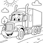 Tải miễn phí 89+ tranh tô màu xe tải đẹp và sinh động