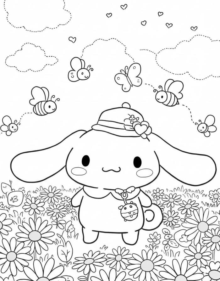 Phụ kiện nhỏ xinh xuất hiện cùng Cinnamoroll trong tranh thay đồ