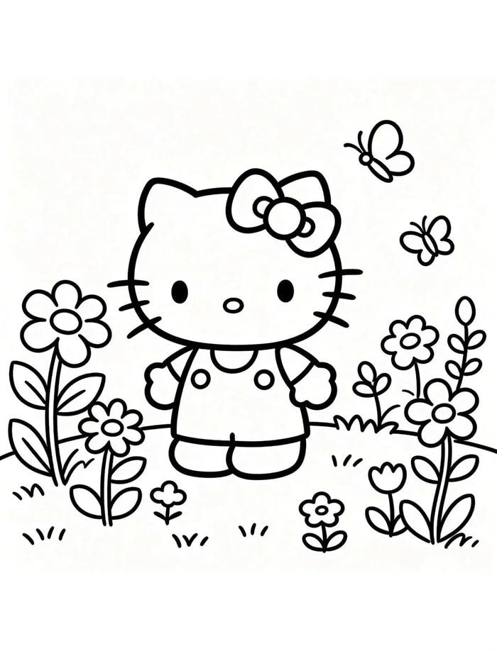Tranh tô màu cute chill với hình minh họa gần gũi