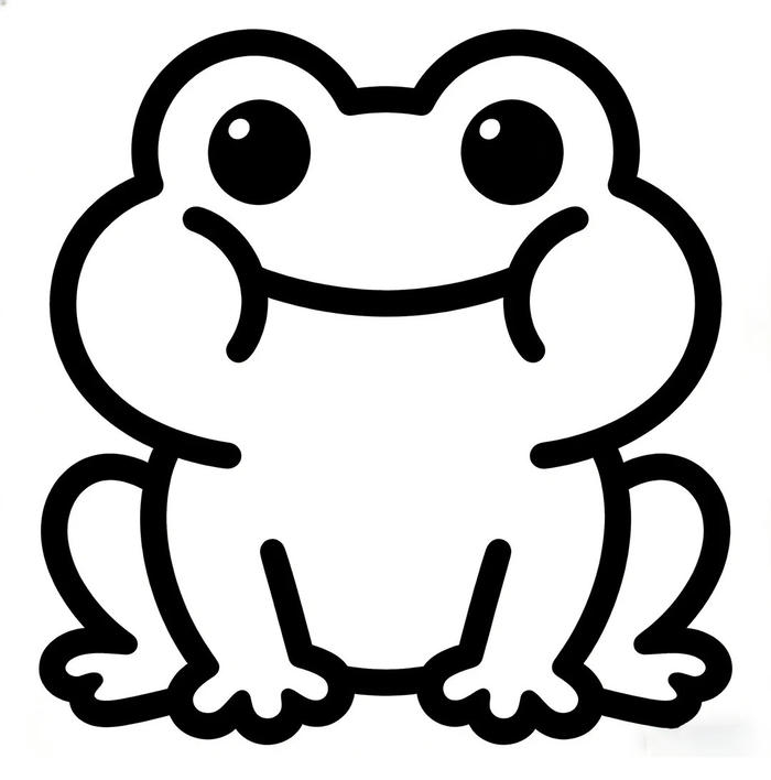 hình con ếch siêu cute