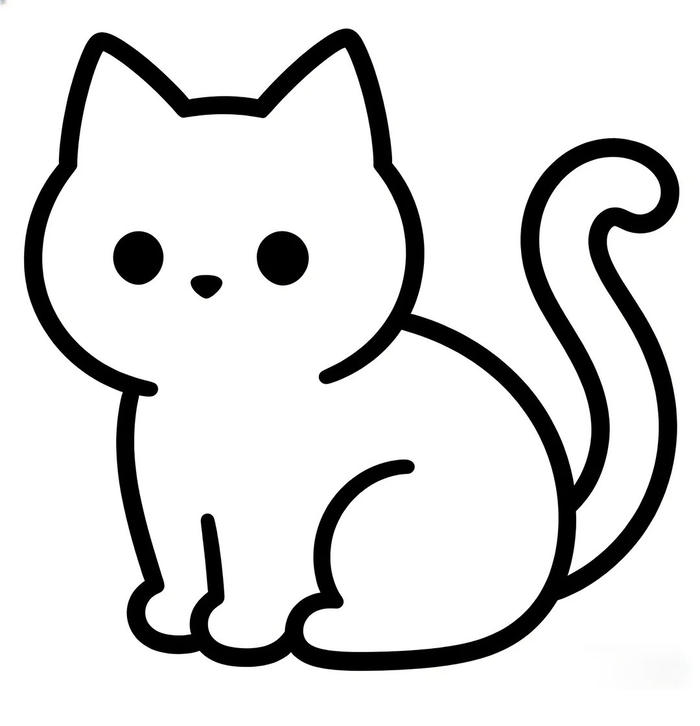 tranh tô màu con vật cute đơn giản cho trẻ mầm non