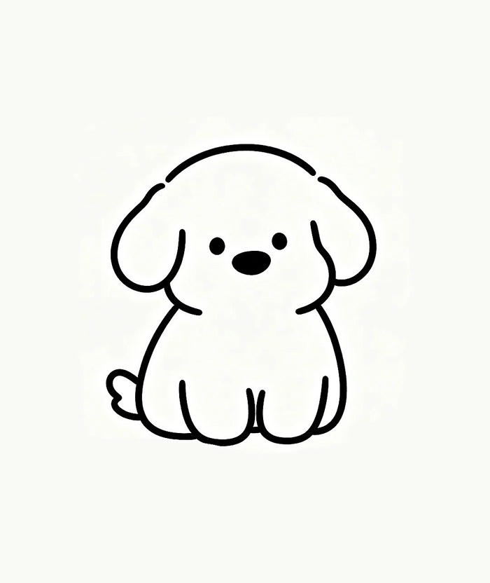 tranh tô màu con vật cute đơn giản dễ thực hiện