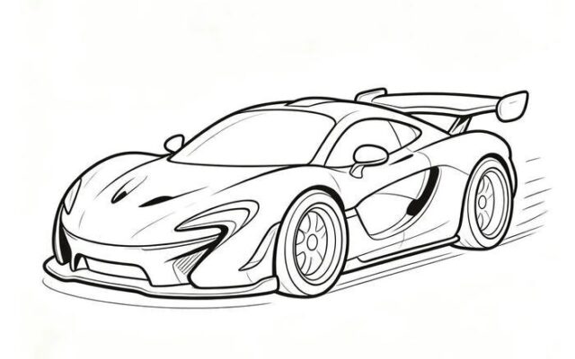 Bộ 90+ tranh tô màu xe đua Lamborghini siêu chất 